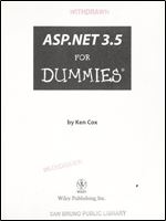 ASP.NET 3.5 For Dummies