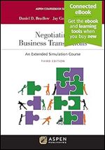 Negotiating Business Transactions: An Extended Simulation Course (Aspen Coursebook Series) Ed 3