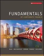 Fundamentals Of Corporate Finance, 11th Canadian Edition