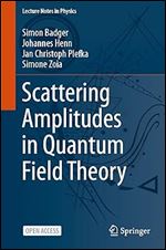 Scattering Amplitudes in Quantum Field Theory (Lecture Notes in Physics, 1021)