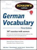 Schaum's Outline of German Vocabulary, 3 edition