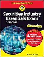 Securities Industry Essentials Exam 2023-2024 For Dummies with Online Practice Ed 3