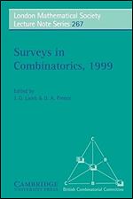 Surveys in Combinatorics, 1999 (London Mathematical Society Lecture Note Series, Series Number 267)