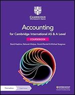 Cambridge International AS & A Level Accounting Coursebook with Digital Access (2 Years) Ed 3