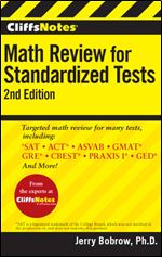 CliffsNotes Math Review for Standardized Tests, 2 Edition