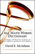 All Math Words Dictionary - Large Print Edition