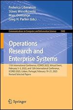 Operations Research and Enterprise Systems (Communications in Computer and Information Science)