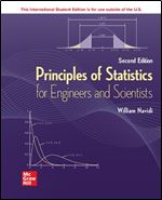 Principles of Statistics for Engineers and Scientists,2nd edition