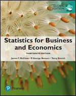 Statistics for Business and Economics, Global 13th Edition