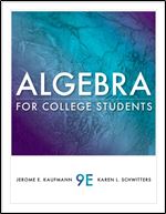 Algebra for College Students, 9th Edition