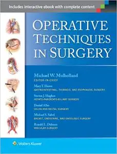 Operative Techniques in Surgery (2 Volume Set), First Edition