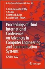 Proceedings of Third International Conference on Advances in Computer Engineering and Communication Systems: ICACECS 2022 (Lecture Notes in Networks and Systems, 612)