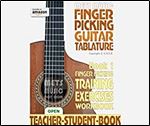 Finger Picking Guitar Tablature Book 1: Finger Picking Training Exercises Workbook