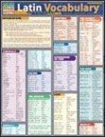 Latin Vocabulary (Quickstudy Reference Guides - Academic)