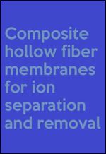 Composite hollow fiber membranes for ion separation and removal