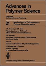 Mechanisms of Polyreactions - Polymer Characterization (Advances in Polymer Science)