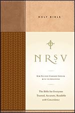NRSV, Standard Bible with Apocrypha, Hardcover, Tan/Brown: The Bible for Everyone: Trusted, Accurate, Readable