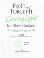 Fix-It and Forget-It Cooking Light for Slow Cookers: 600 Healthy, Low-Fat Recipes for Your Slow Cooker