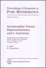 Automorphic Forms, Reprensentations, and L-Functions. (Part 2)