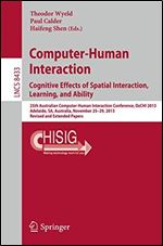 Computer-Human Interaction. Cognitive Effects of Spatial Interaction, Learning, and Abilit