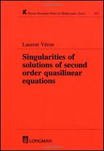 Singularities of Solutions of Second-Order Quasilinear Equations