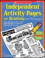 Independent Activity Pages For Reading Kids Can't Resist, Grades 3-5