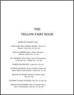 The Yellow Fairy Book (Coloured Fairy Books #4)