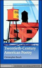 The Cambridge Introduction to Twentieth-Century American Poetry (Cambridge Introductions to Literature)