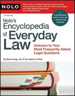 Nolo's Encyclopedia of Everyday Law 7th (seventh) edition Text Only