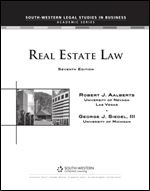 Real Estate Law (South-Western Legal Studies in Business Academic Series)