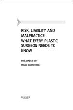 Risk, Liability and Malpractice: What Every Plastic Surgeon Needs to Know
