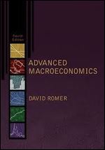 Advanced Macroeconomics, 4 edition