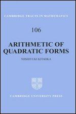 Arithmetic of Quadratic Forms (Cambridge Tracts in Mathematics)