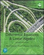 Differential Equations and Linear Algebra, Global Edition Ed 4