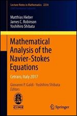 Mathematical Analysis of the Navier-Stokes Equations: Cetraro, Italy 2017