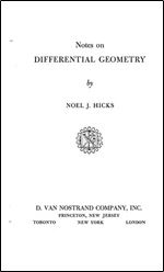 Notes on Differential Geometry (Van Nostrand Reinhold Mathematical Studies, 3)