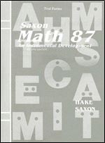 Saxon Math 87: An Incremental Development (Test Forms) Ed 2