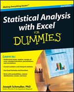 Statistical Analysis with Excel For Dummies Ed 2