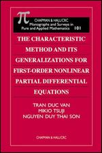 The characteristic method and its generalizations for first-order nonlinear PDEs
