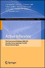 Active Inference: Third International Workshop, IWAI 2022, Grenoble, France, September 19, 2022, Revised Selected Papers (Communications in Computer and Information Science, 1721)