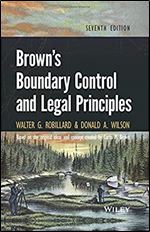 Brown's Boundary Control and Legal Principles Ed 7