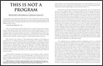 This Is Not a Program (Semiotext(e) / Intervention Series)