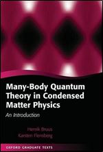 Many-Body Quantum Theory in Condensed Matter Physics: An Introduction (Oxford Graduate Texts)