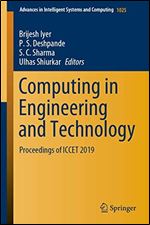 Computing in Engineering and Technology: Proceedings of ICCET 2019