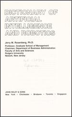 Dictionary of Artificial Intelligence and Robotics
