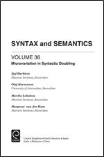 Microvariations in Syntactic Doubling (Syntax and Semantics, Vol. 36)
