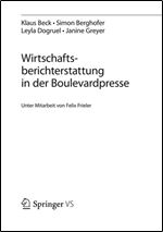 Wirtschaftsberichterstattung in der Boulevardpresse (German Edition)