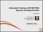 Automated Testing in ASP.NET With SpecsFor and SpecsFor.Mvc